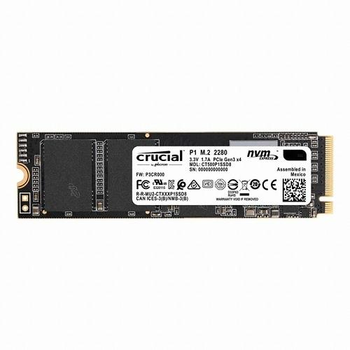 Crucial P1 500GB 3D NAND NVMe PCIe M.2 SSD Disk CT500P1SSD8