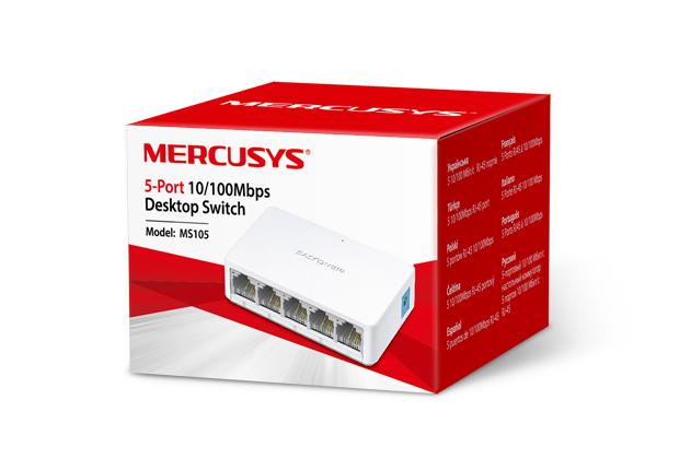 TP-Link Mercusys MS105 5Port 10/100Mbps Switch