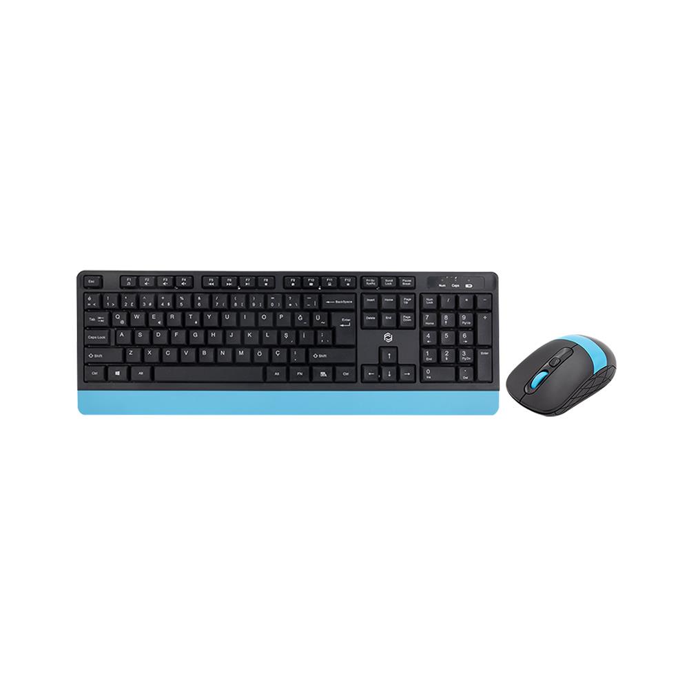 FRISBY FK-4885QU KABLOSUZ MULTIMEDIA SİYAH-MAVİ QKLAVYE + MOUSE SET