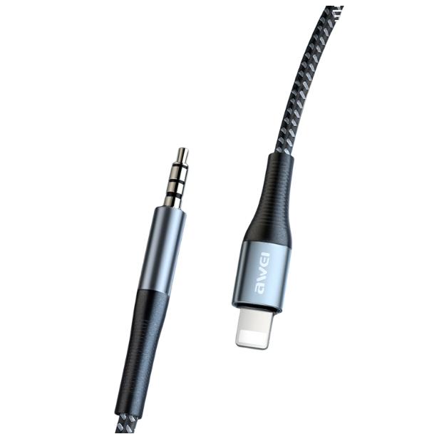 Awei Lighting to Aux Audio Cable CL-116L