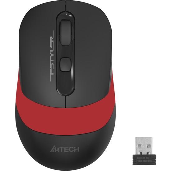 A4 Tech FG10 Kablosuz Mouse Kırmızı- 2000DPI