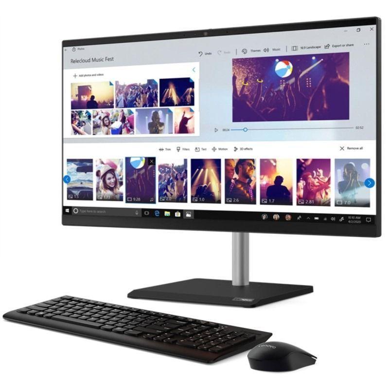 LENOVO V50A 11FK005RTX AIO i7-10700T 16GB 1TB+256GB SSD 2GB Radeon 625 23.8" FDOS