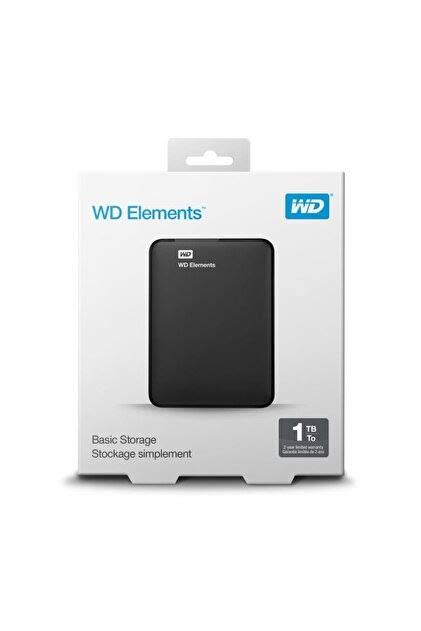 Western Digital Elements WDBUZG0010BBK 1TB 2.5" USB 3.0 Taşınabilir Harddisk Siyah