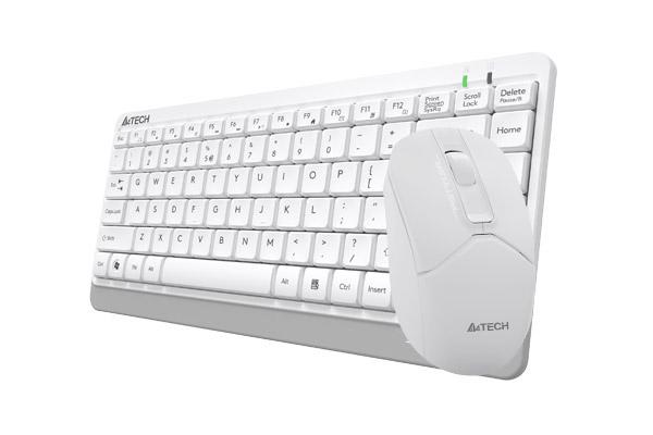 A4 Tech FG1112 Q Kablosuz Mini Klavye Mouse Beyaz