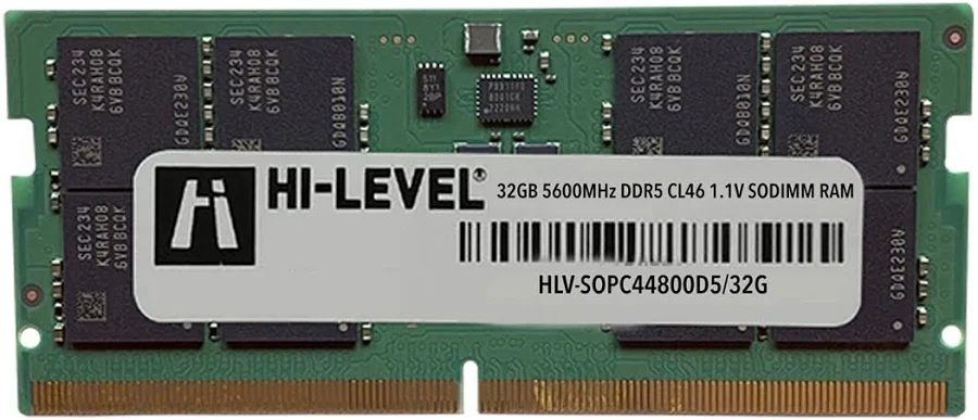 HI-LEVEL 32GB 5600MHz CL46 1.1V DDR5 HLV-SOPC44800D5/32G