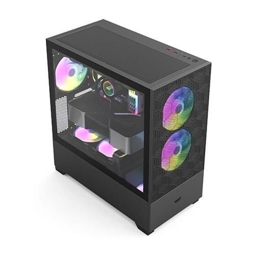 DF Mesh Siyah 750W ARGB Mid Tower Kasa