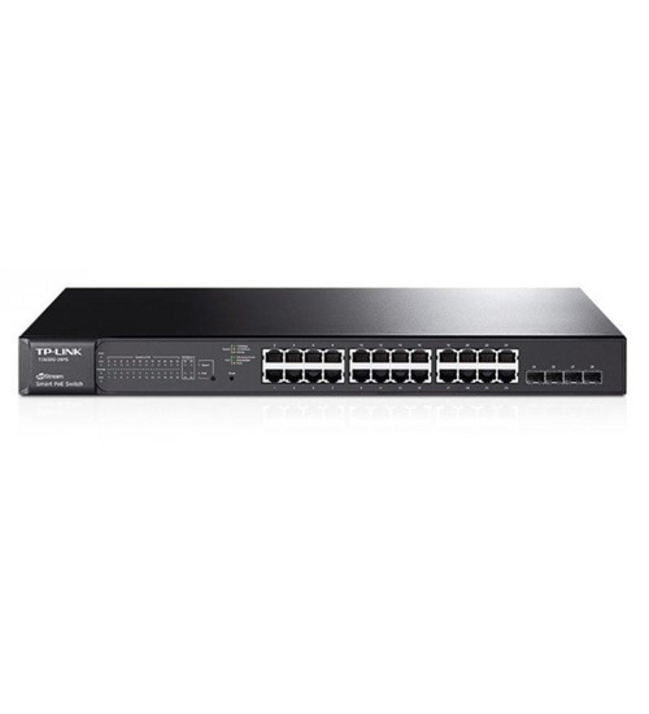 TP-LINK TL-SG2428P JetStream 28-Port Gigabit Smart Switch with 24-Port PoE+