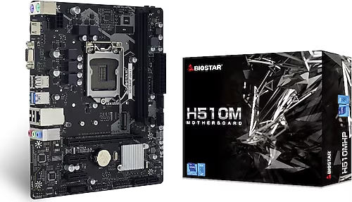 Biostar H510MHP 4.0 Intel 1200p DDR4 3200 HDMI VGA M2 Matx