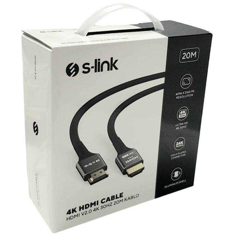 S-link SLX-HD4K 20M METAL HDMİ