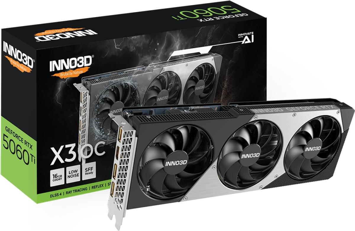 Inno3D RTX5060Ti 16GB Twin X3 OC 128Bit GDDR7