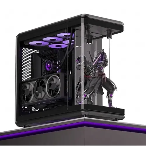 Cooler Master MasterFrame 360 Panaroma USB 3.2 ATX Mid Tower Kasa PSU YOK