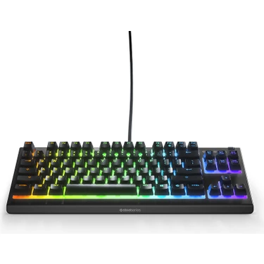 SteelSeries Apex 3 TKL Gaming Klavye Sessiz Switch IP32 Sıvı Dayanıklılık