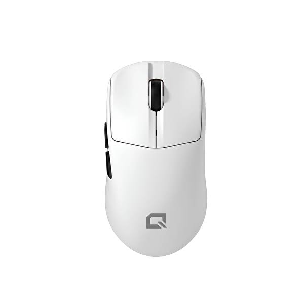 Quantum Gaming Fluxmouse G13 Pro 3Mod Beyaz (USB-C/2.4G/BT) 400mAh RGB Şarj İstasyon 1K Polling Rate PAW3311 Sensör Gaming Mouse