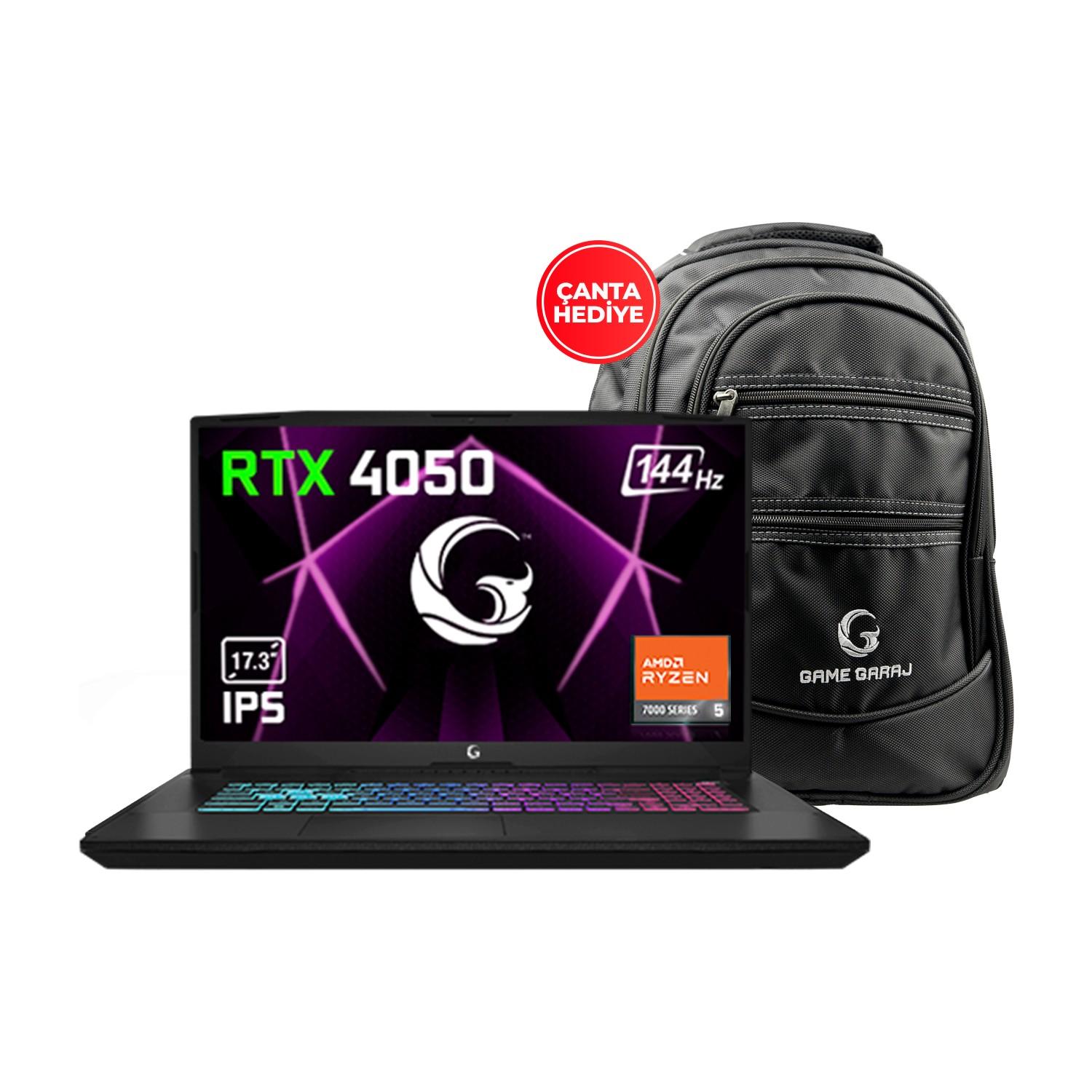 GG Slayer R5XL-4050 C2 R5-7535HS 32GB 1TB 17.3" DOS + ÇANTA