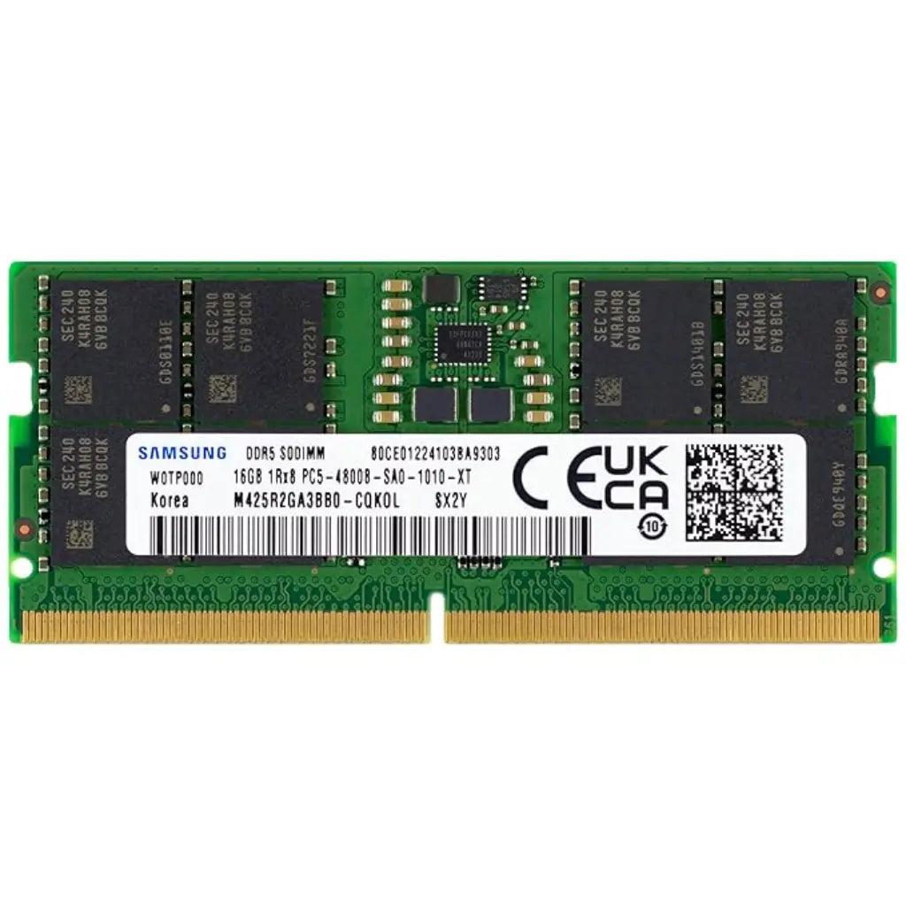 Samsung NTB 16GB (2RX8) DDR5 PC5-4800B SO-DIMM M425R1GB4BB0-CQKOL