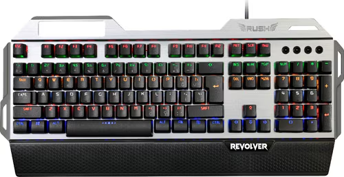 Rush Revolver RK844 Full Mekanik RGB Işıklı Oyun Klavyesi