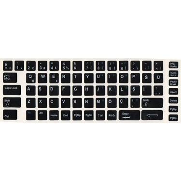 Addison 300161 Türkçe Q Siyah Klavye Stiker