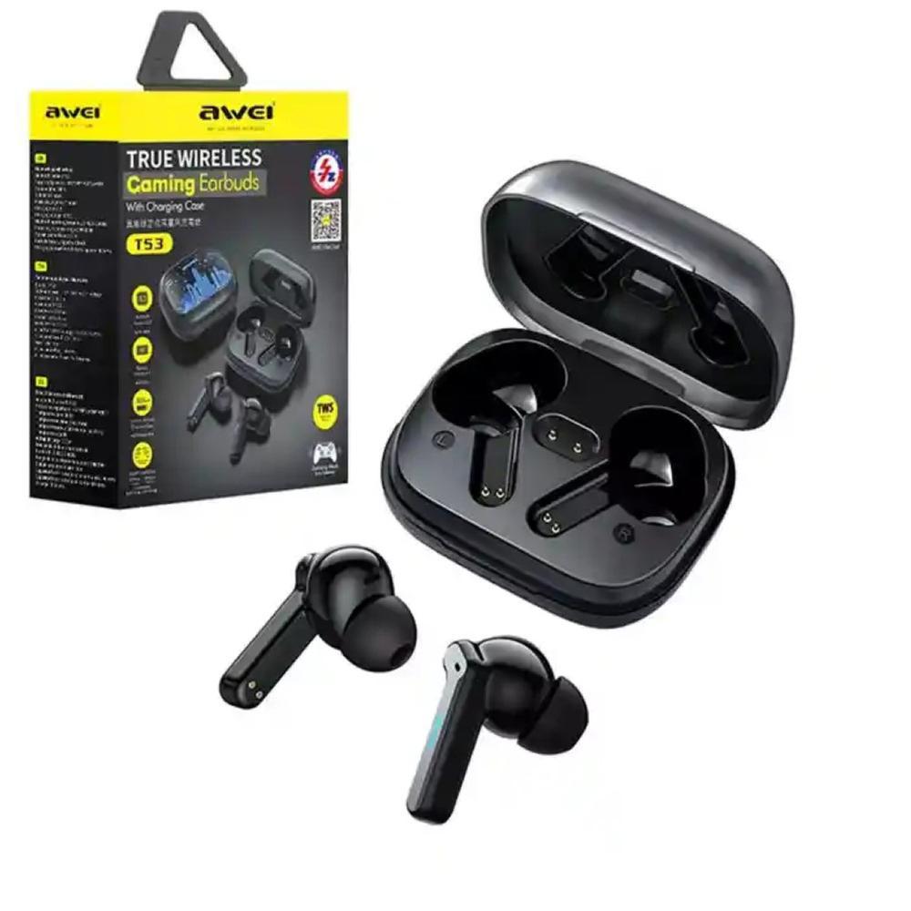AWEI T53 ENC Gameing Earbuds Black