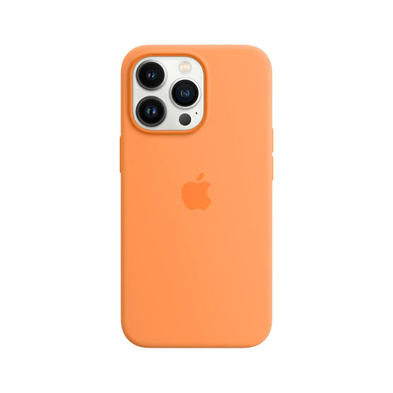 iPhone 13 Promax Magsafe Silicone Case - Marigold