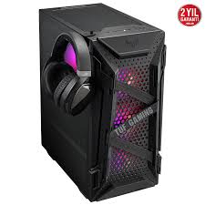 Asus TUF Gaming GT301 ARGB USB 3.2 Temperli Cam ATX Mid-Tower Gaming Kasa