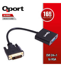 QPort Q-VDV2 Dvı TO Vga 24+1 Çevirici