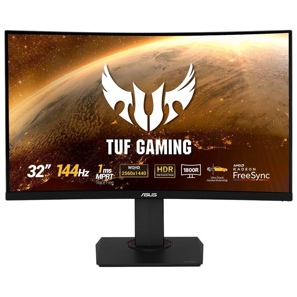 Asus TUF Gaming VG32VQ 31.5" 1ms 144Hz WQHD Curved Gaming Monitör