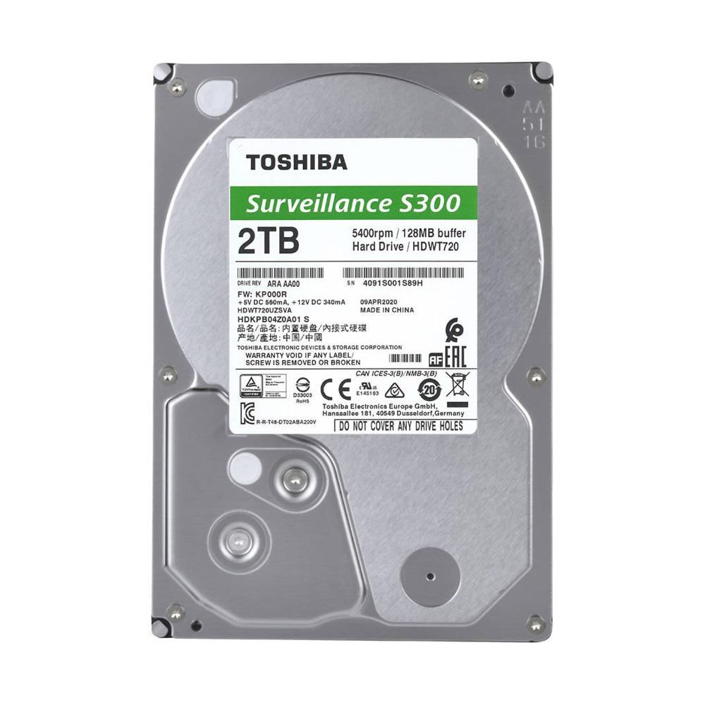 Toshiba 3,5" S300 2TB 128MB 5400RPM HDWT720UZSVA