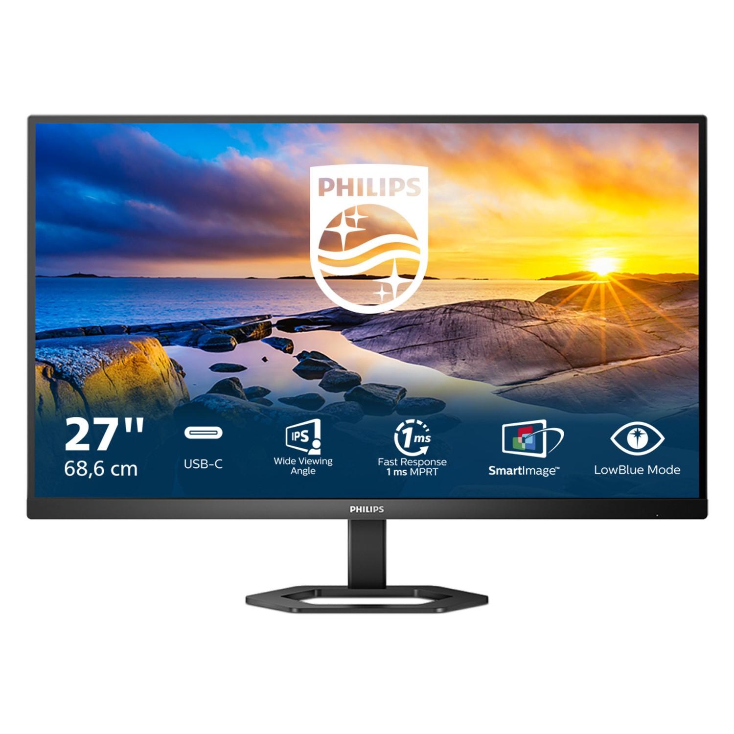 Philips 27" 27E1N3300A/00 IPS Type-C Monitör Siyah 1ms