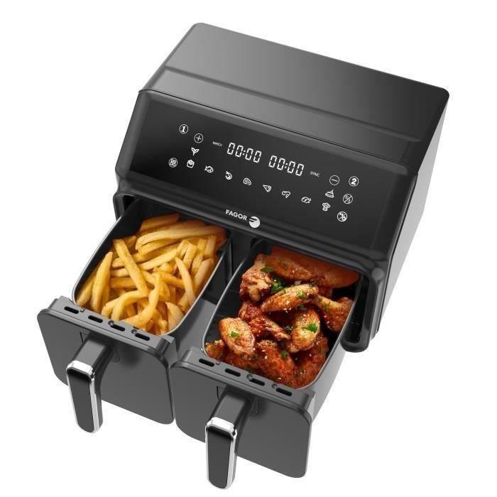 Fagor 8 (4 + 4) Litre SMART Çift Hazne Airfryer