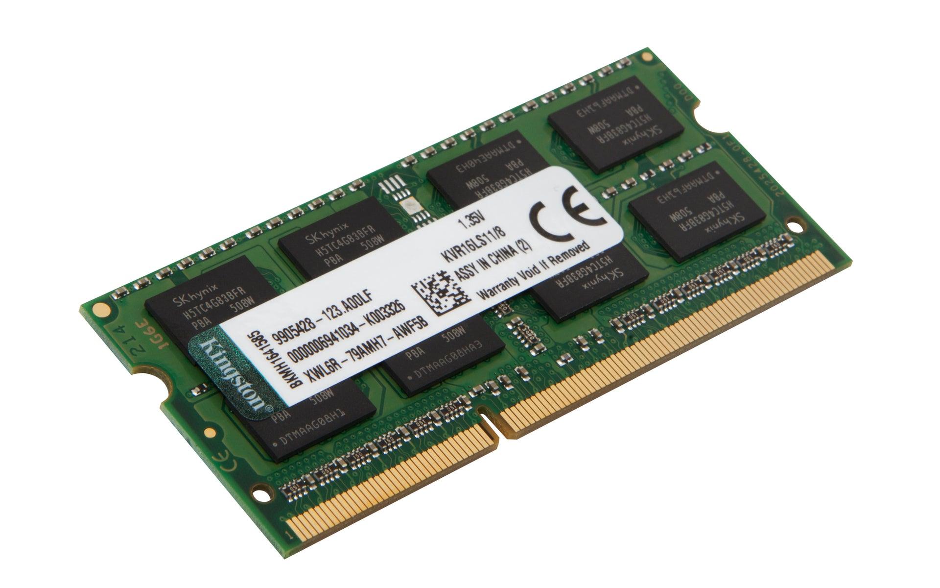 KINGSTON 8GB DDR3 1600Mhz 1,35V SODIMM KVR16LS11/8WP