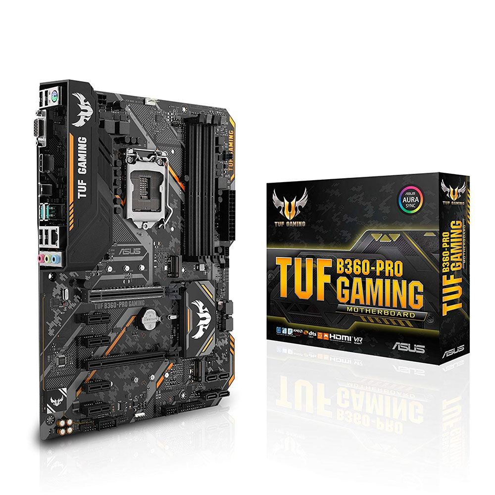 Asus TUF B360-PRO GAMING (WI-FI) Intel B360 Soket 1151 DDR4 2666Mhz ATX Anakart