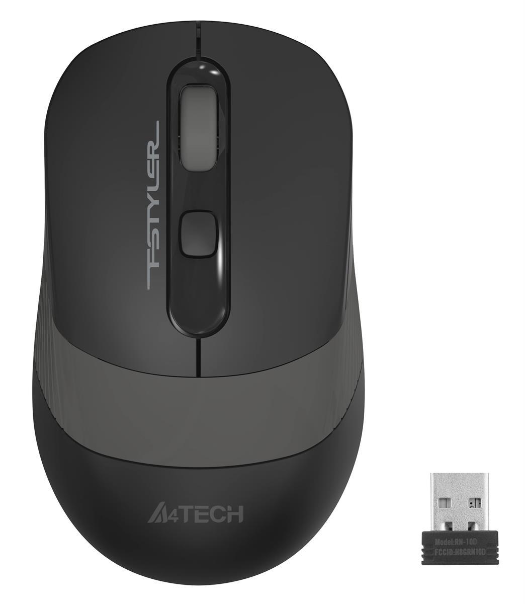 A4 Tech FG10S Kablosuz Silent Mouse Gri - 2000DPI