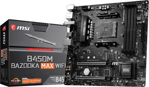 MSI B450M Bazooka Max Wi-Fi AMD AM4 DDR4 Micro ATX Anakart