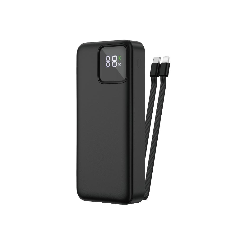 Wiwu Led Display Built-in Cable PowerBank 20000mah 22.5W SuperCharge