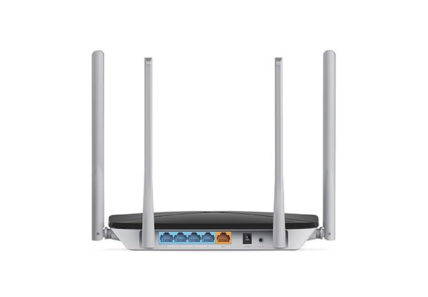 TP-Link Mercusys AC12 4 Port 1200 Mbps Dual Band Kablosuz Router