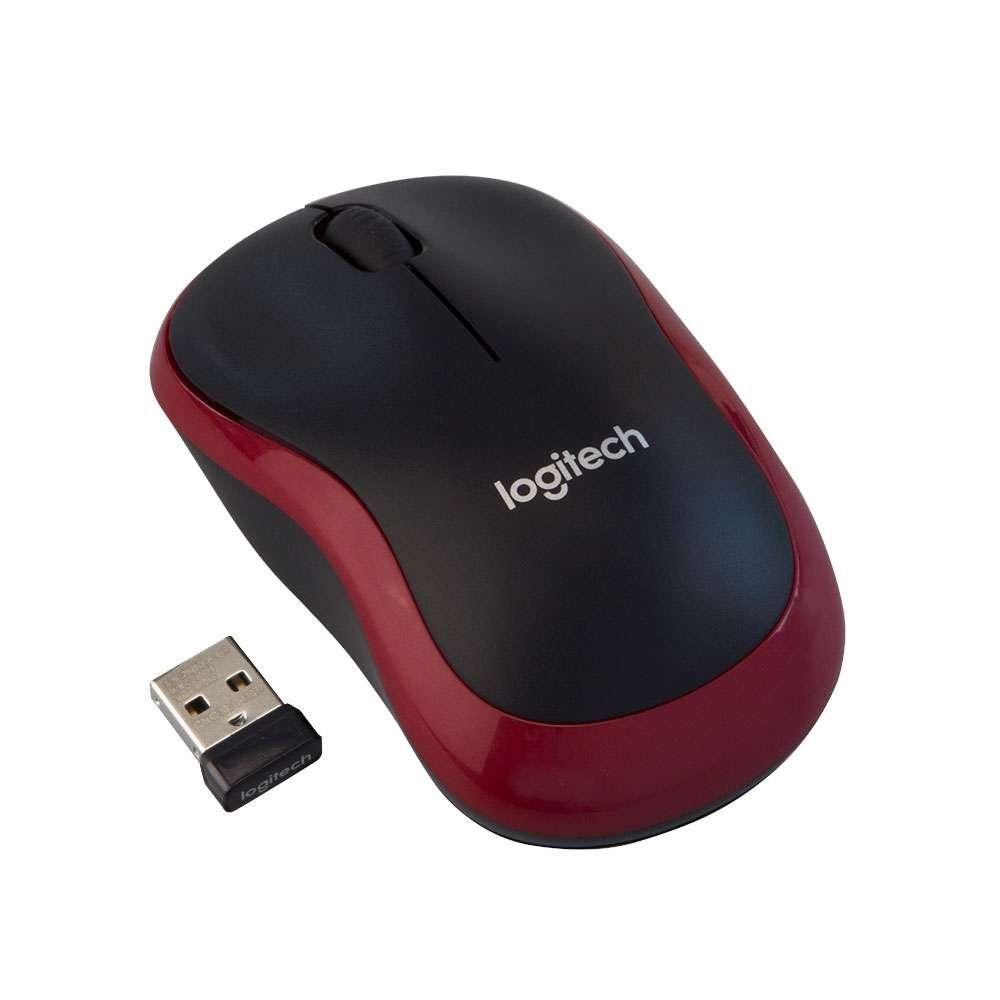Logitech M185 800DPI 3 Tuş Mouse Kırmızı 910-002237