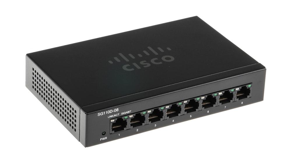 Cisco SG110D-08-EU 8-Port Gigabit Desktop Switch