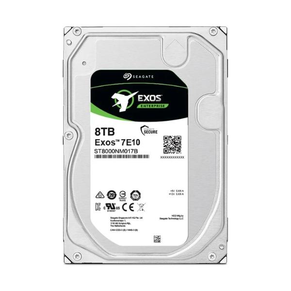 Seagate EXOS 3.5" 8TB 7200 ST8000NM017B  256MB, RV Sensör, SATA 3, 7/24 NAS Diski