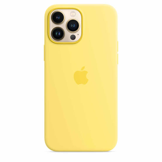 iPhone 13 Promax Magsafe Silicone Case - Lemon Zest