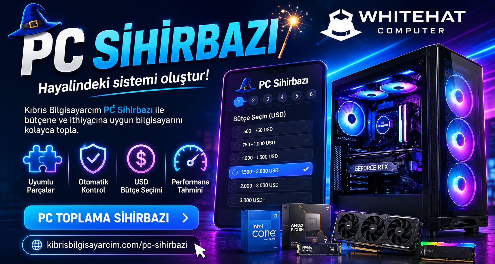 PC Toplama Artık Çok Daha Kolay: Kıbrıs Bilgisayarcım PC Toplama