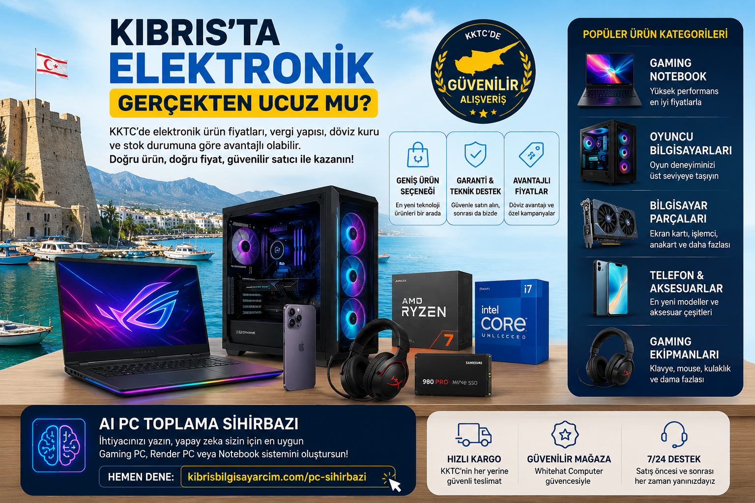 Kıbrıs’ ta elektronik ucuz mu ?