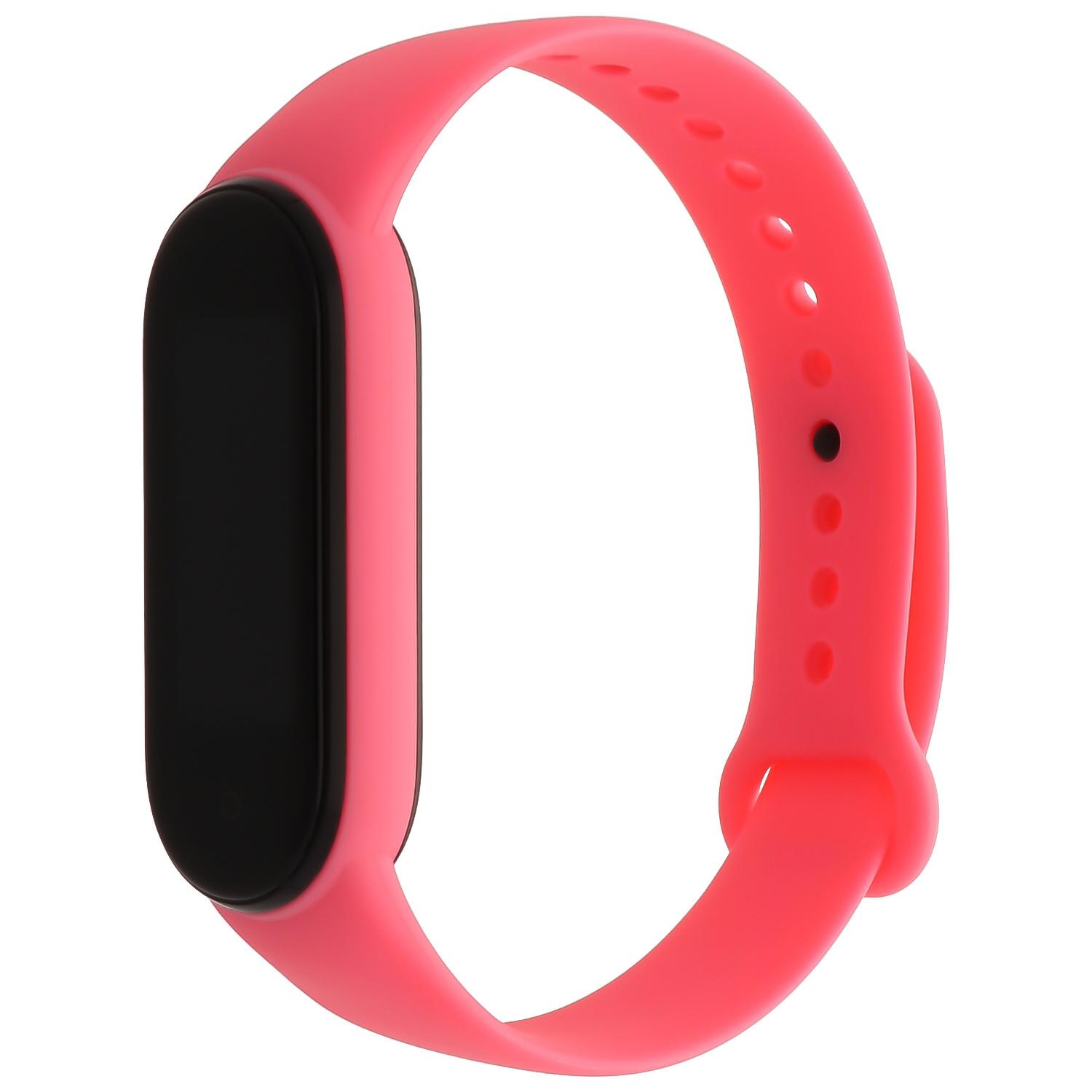 Zore Xiaomi Mi Band 5 Zore Klasik Kordon Koyu Pembe ZRWA-MB5KK-SLKN19