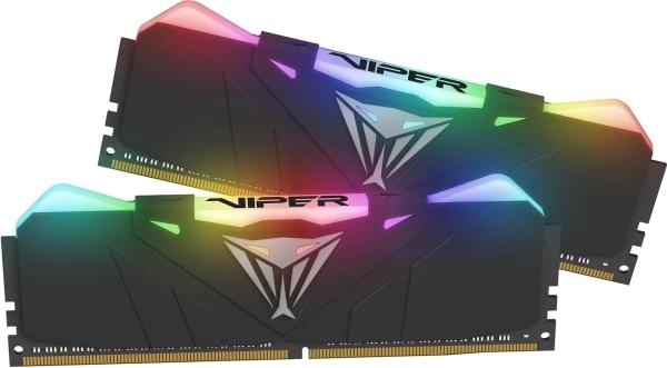 Patriot Viper RGB PVR416G300C5KW 16GB (2x8GB) DDR4 3000Mhz CL15 Gaming Ram