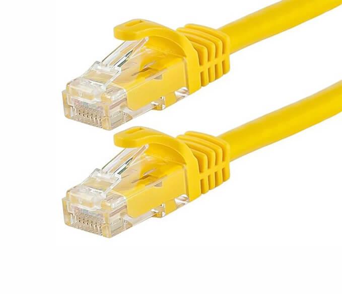 FLAXES FNK-6003S 30 CM CAT6 Patch Kablo Sarı