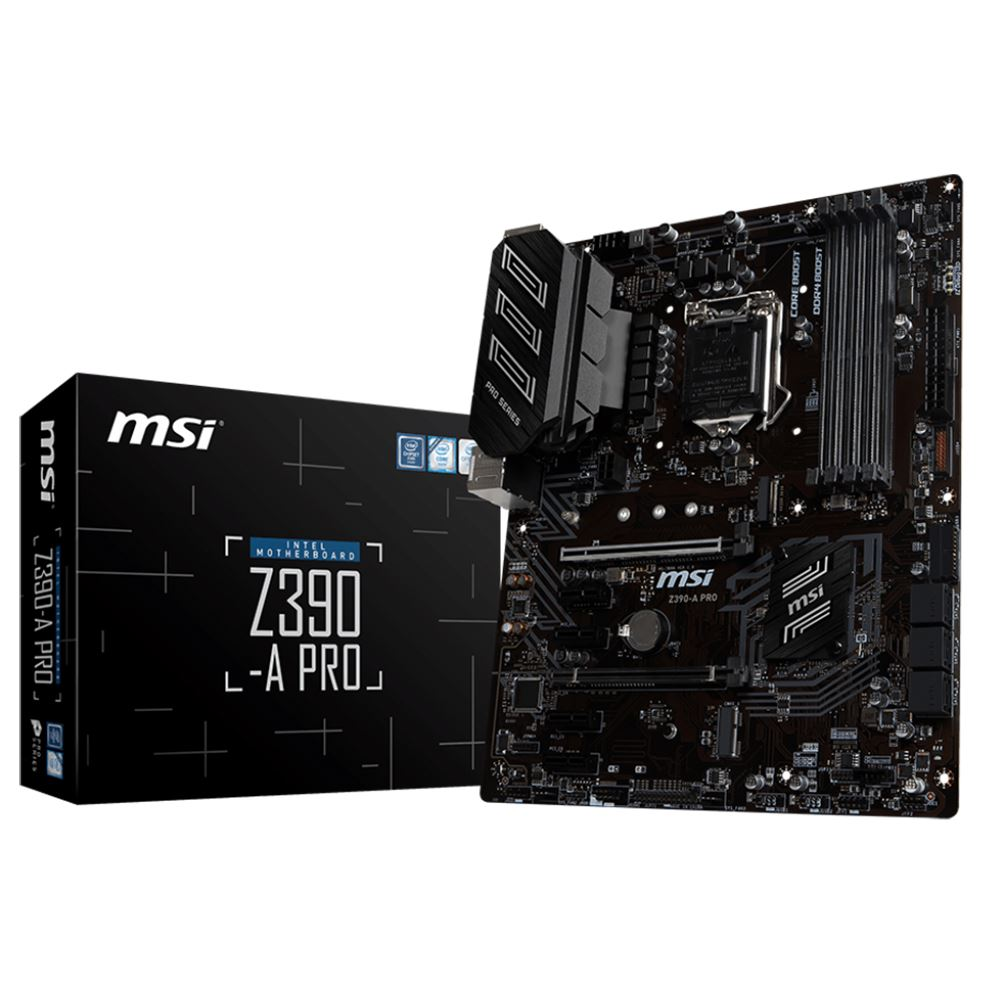 MSI Z390-A PRO SOKET 1151 DDR4 4400(OC) VGA DP M.2 USB3.1 ATX Anakart