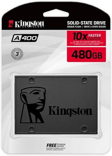 Kingston A400 SSDNow 480GB 2.5" 500MB/450MB/s Sata3 SSD Disk - SA400S37/480G