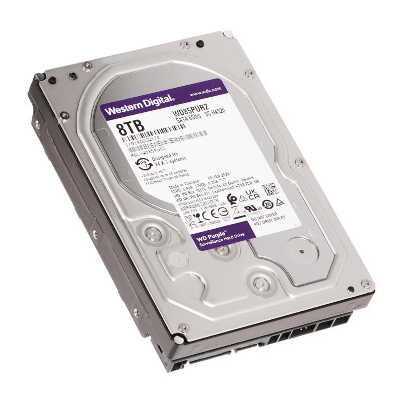WD PURPLE 3,5" 8TB 256MB 5640RPM WD85PURZ