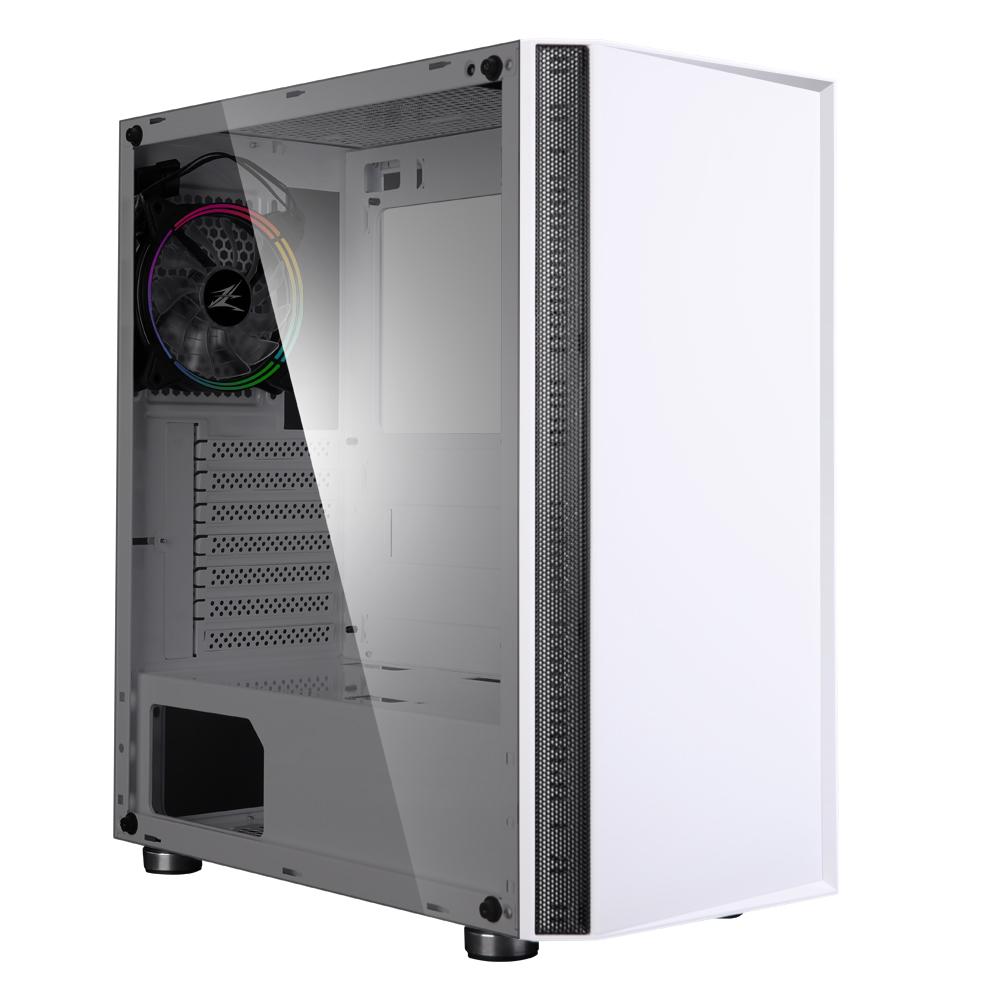 Zalman R2 White Temperli Cam USB 3.0 Siyah E-ATX Mid-Tower Gaming Kasa