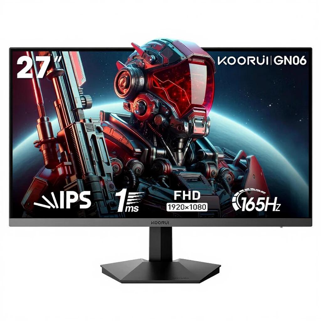 Koorui 27" Curved 75Hz Monitör Siyah 5ms