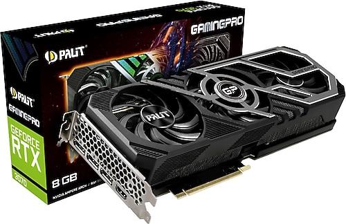 Palit GeForce RTX3070 GamingPro 8GB 256 Bit Ekran Kartı